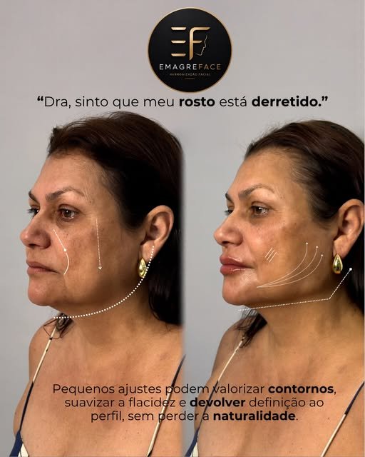 Caso clínico da paciente Cristiane com o Método EmagreFACE